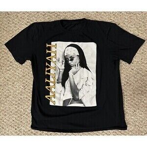 Aaliyah R&B Black Shirt